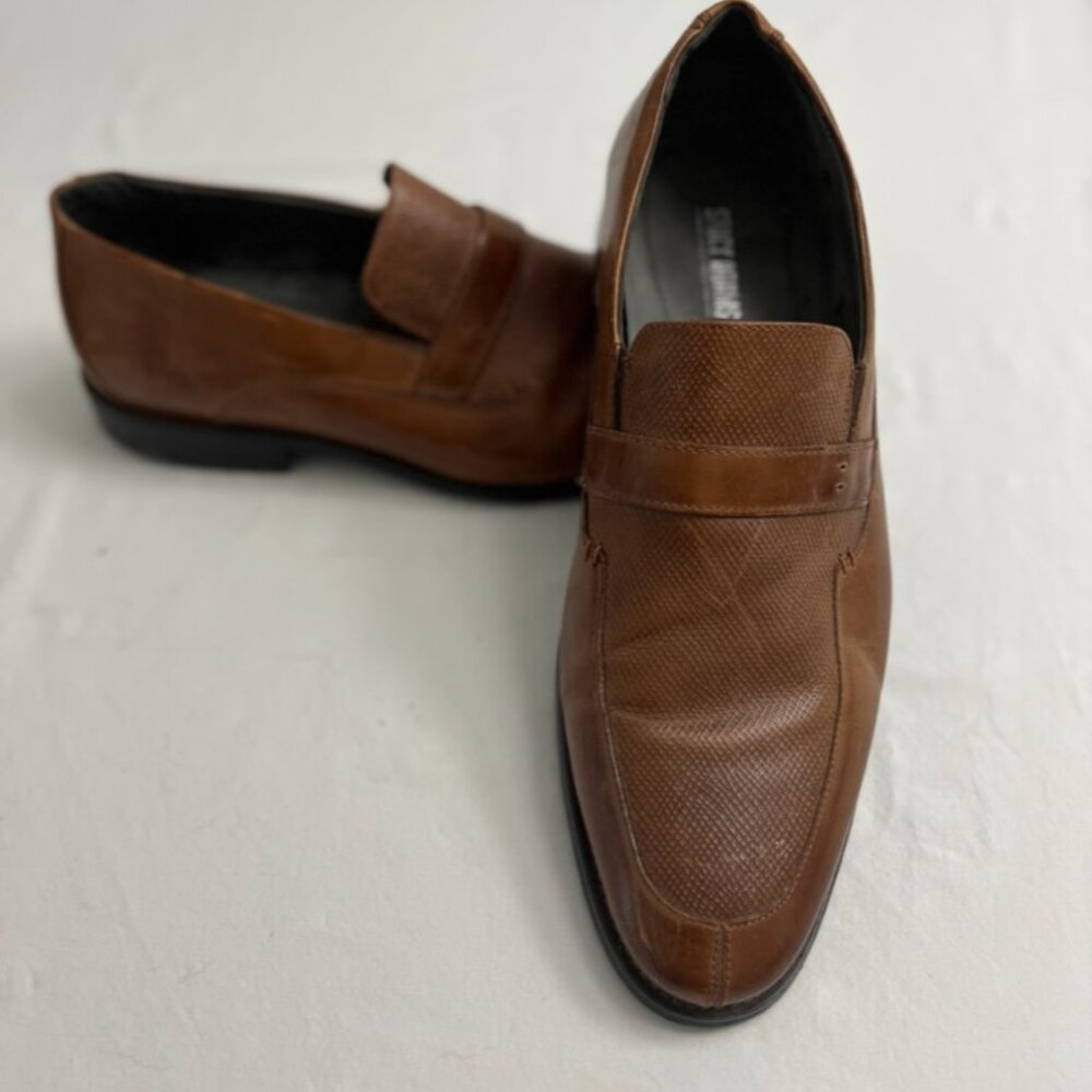 Stacy Adams Cognac Loafers size 12W